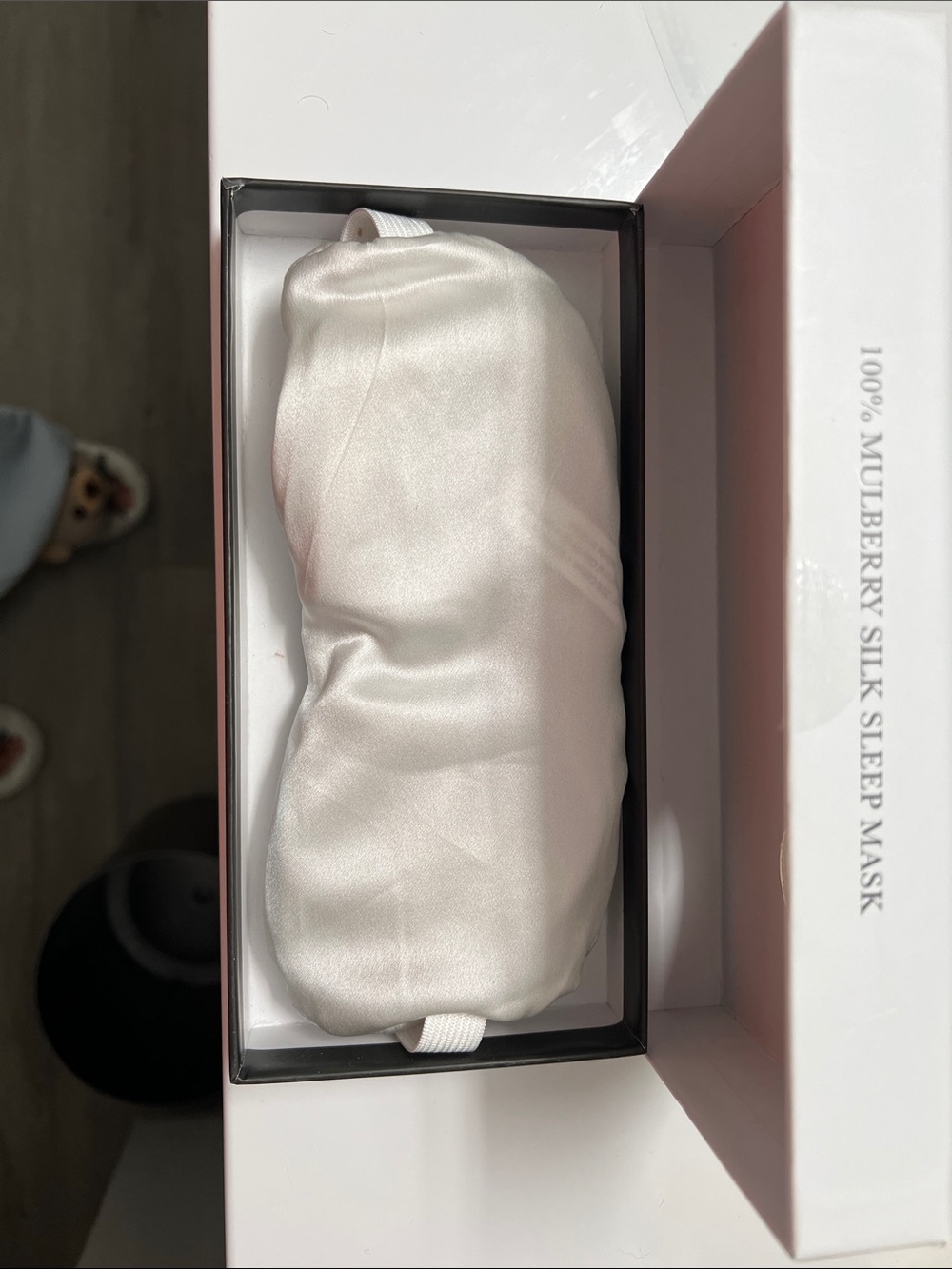 Silk Sleep Mask - Light Pink Mulberry Silk Eye Mask